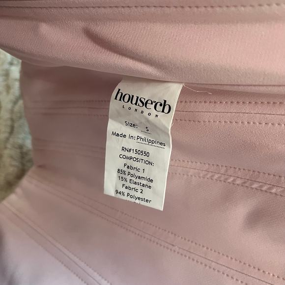 House of CB Pink Strapless Top - Picture 4 of 6